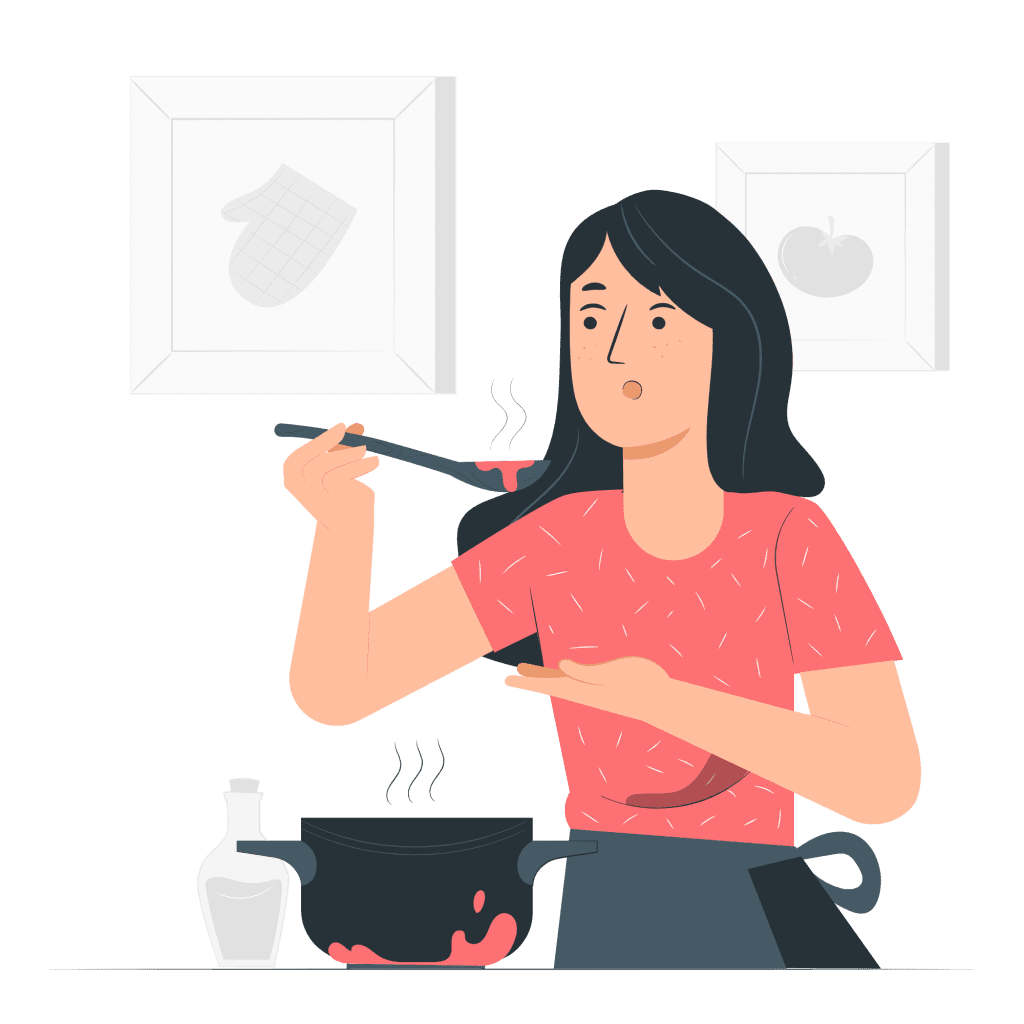 lady cooking