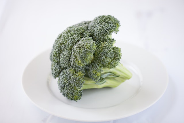 Broccoli on plate
