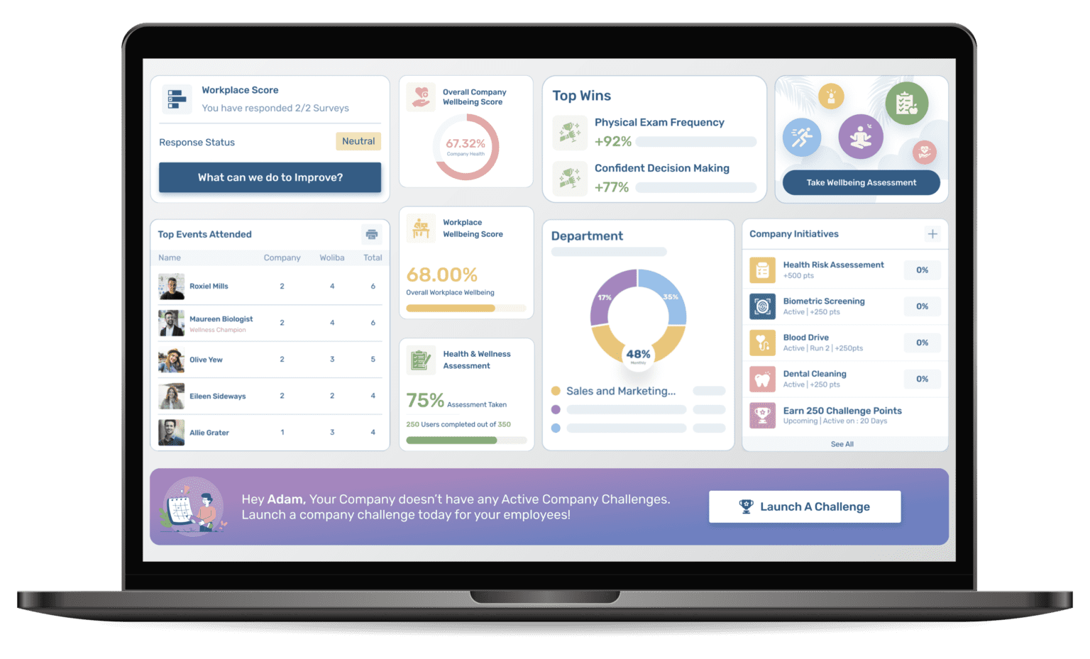 Woliba: A Comprehensive Employee Engagement Solution