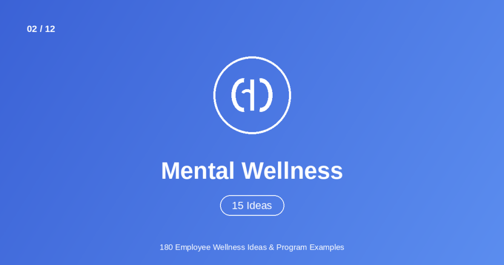 employee mental wellness ideas