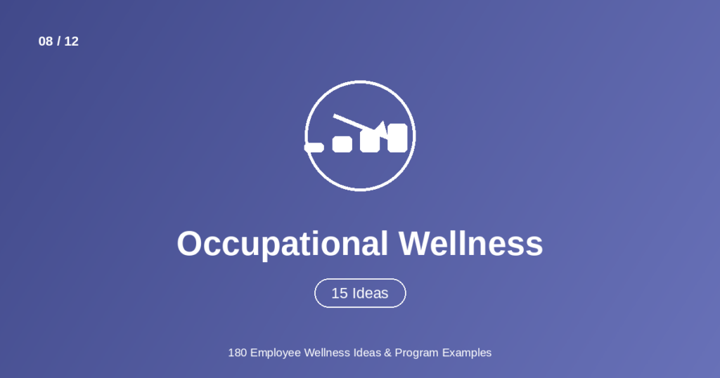 employee occupational wellness ideas