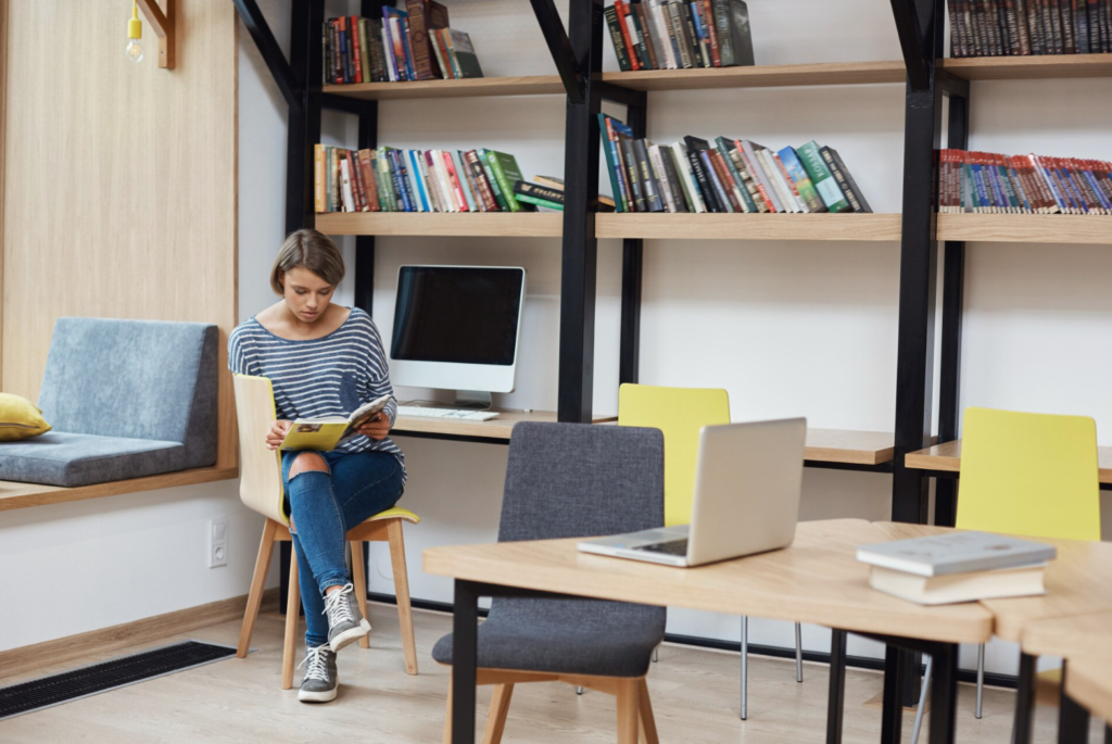 Library at workplace