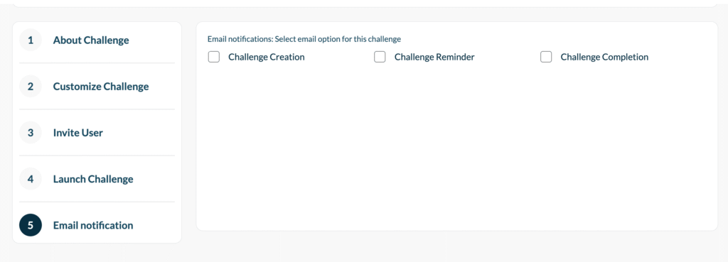 send notification for step challenge