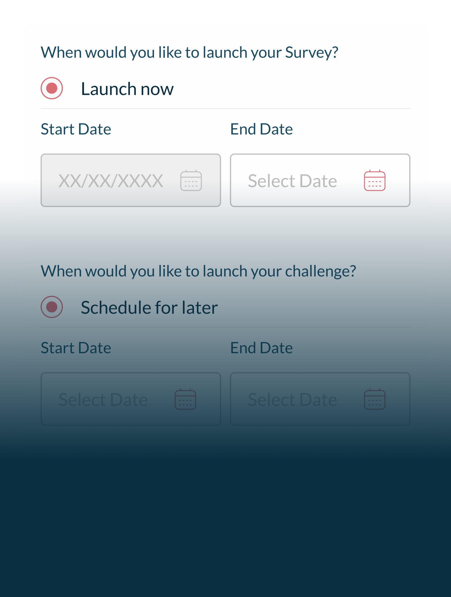 Scheduled Surveys & Challenges