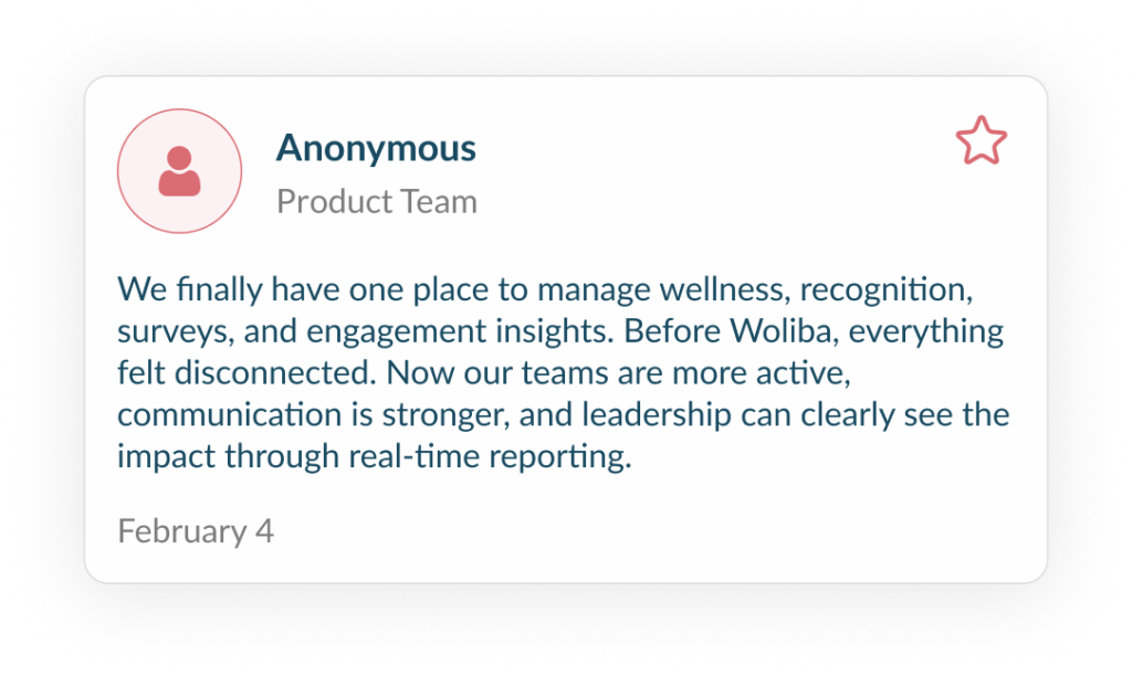 Woliba Workforce Wellness Platform
