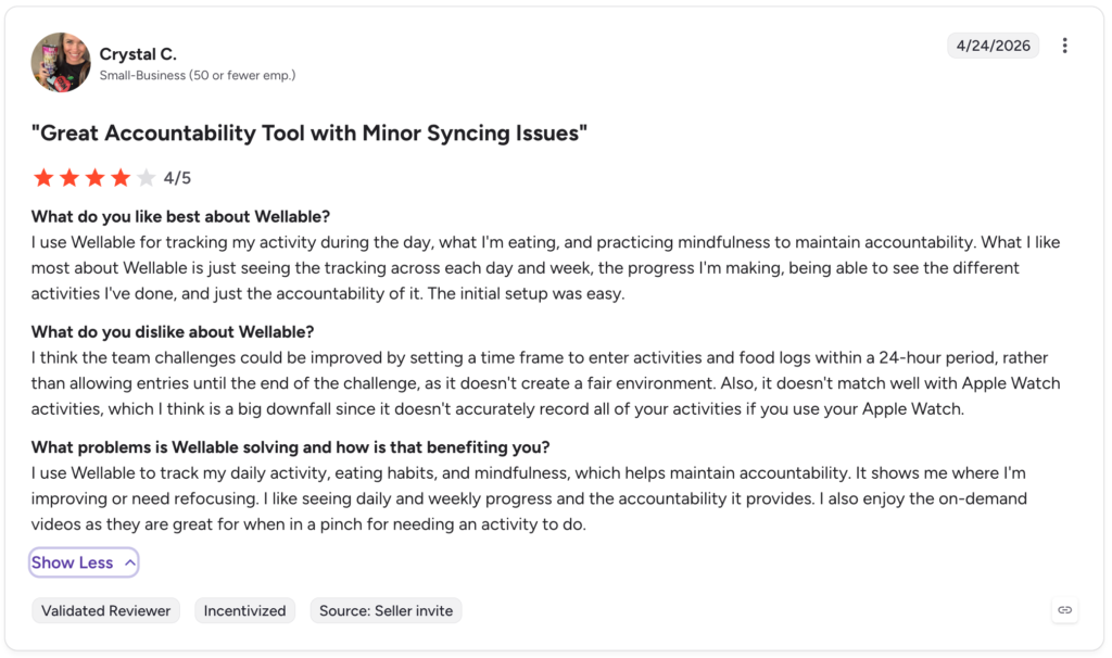 wellable user reviews