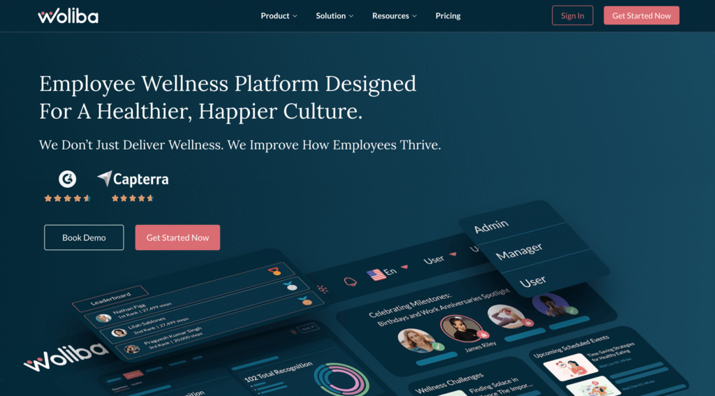 woliba corporate wellness platform