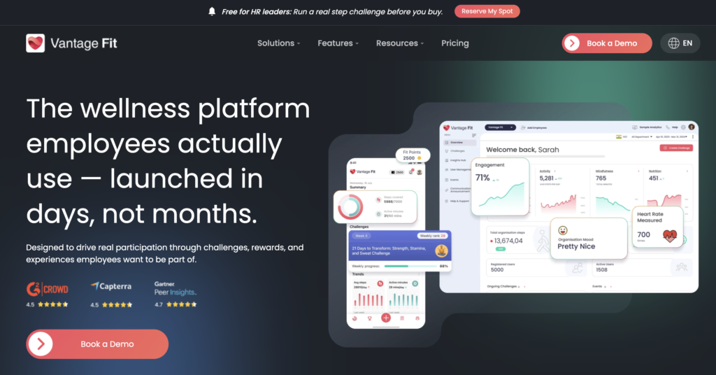 Vantage Fit - WellRight Competitor