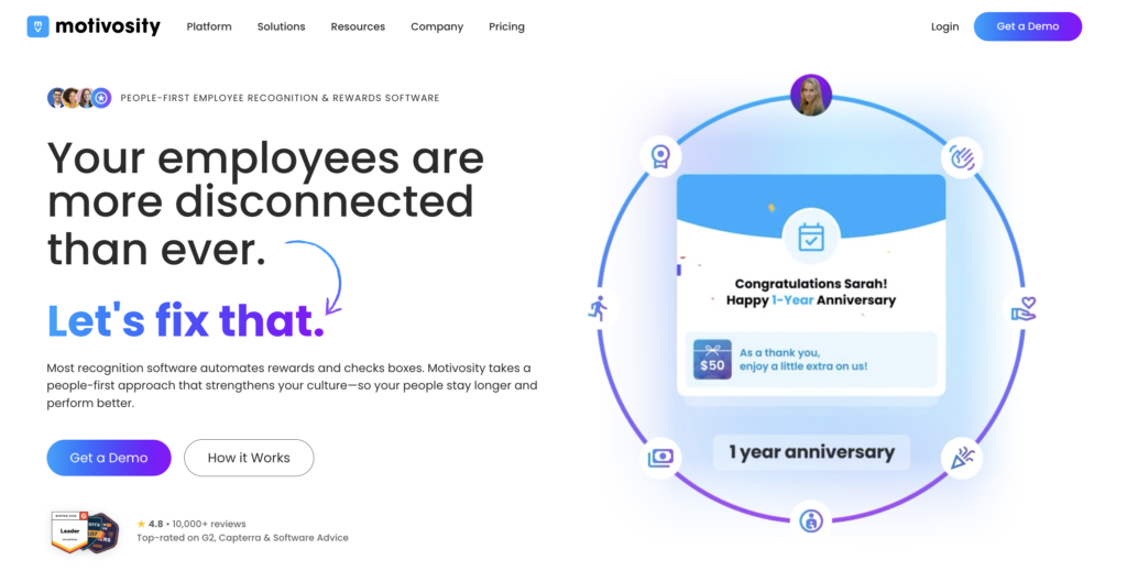 Motivosity - WellRight Competitor