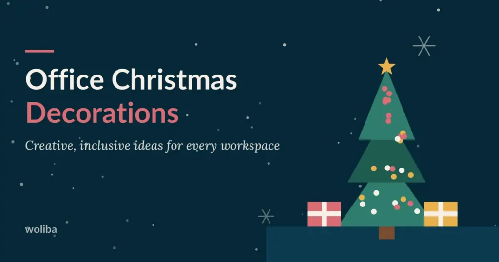 Office Christmas decorations ideas for every workspace